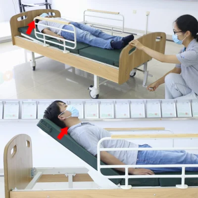 Cama de enfermagem manual de tração ortopédica confortável e conveniente para cuidar dos mais velhos