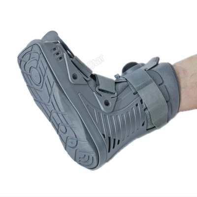 Fisioterapia médica ajustável ortopédico torcido pé estabilizador ar cam walker cinta andando tornozelo fratura bota